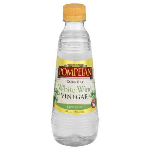 Pompeian Vinegar, Gourmet, White Wine
