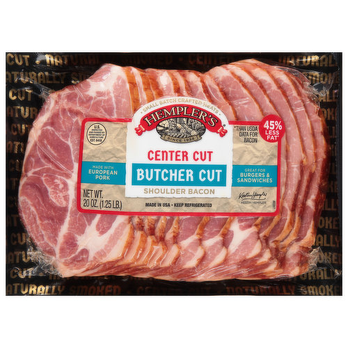 Hempler's Shoulder Bacon, Butcher Cut, Center Cut