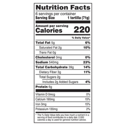 Mission Garden Spinach Herb Wraps