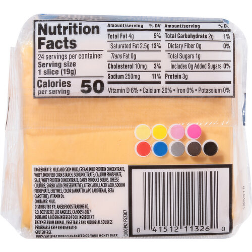 First Street Cheese Product, American, Singles