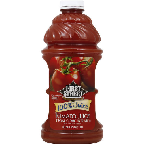 First Street 100% Juice, Tomato