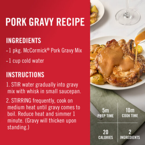 McCormick Pork Gravy Seasoning Mix