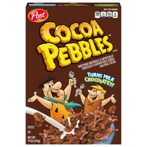 Cocoa Pebbles Cereal, Chocolate Flavored