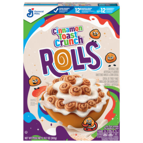 Cinnamon Toast Crunch Cereal, Rolls