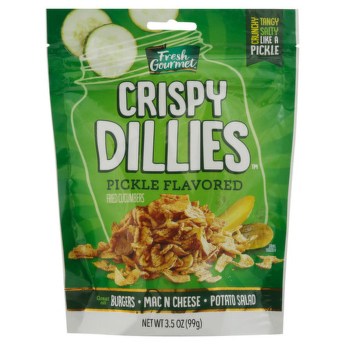 Fresh Gourmet Dillies, Pickled Flavored, Crispy