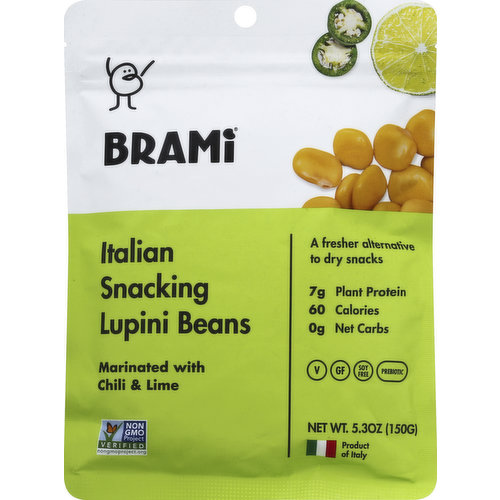 Brami Lupini Beans, Chili & Lime