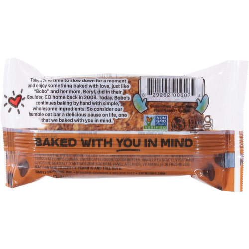 Bobo's Oat Bar, Chocolate Chip