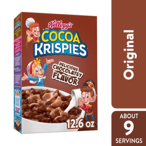 Cocoa Krispies Breakfast Cereal, Chocolatey Flavor