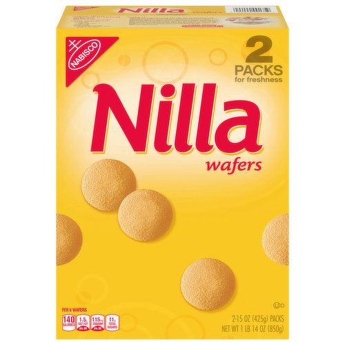 Nilla Wafers, 2 Packs