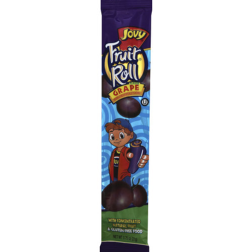 Jovy Fruit Roll, Grape Flavor