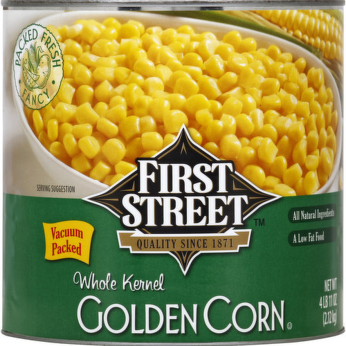 First Street Corn, Golden, Whole Kernel