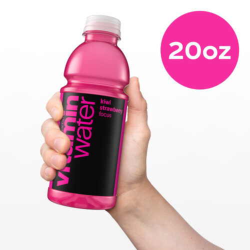 vitaminwater Focus Kiwi Strawberry Nutrient Enhanced Flavored Water Beverage