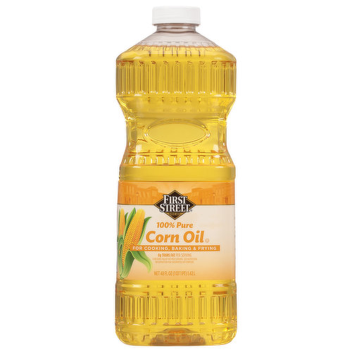 First Street Corn Oil, 100% Pure