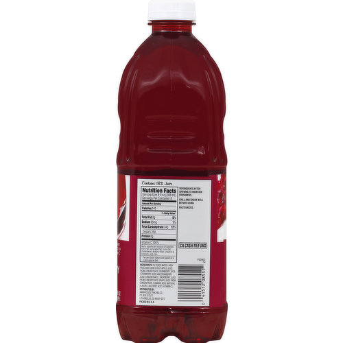 First Street Juice Cocktail, Cranberry Raspberry