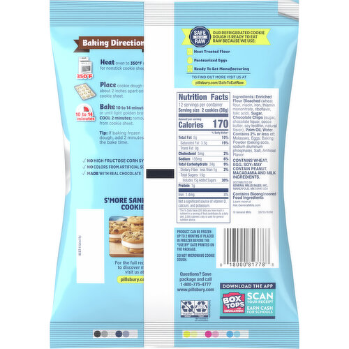 Pillsbury Chocolate Chip Cookie Dough