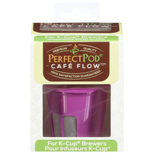 Perfect Pod Coffee Filter Cup, Reusable, Single-Serve