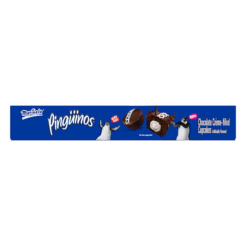 Marinela Shelf-Stable Chocolate Crème Filled Cupcakes, 8 packs, 11.28 oz