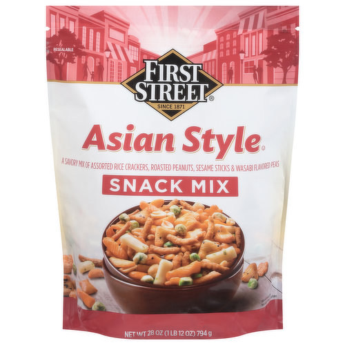 First Street Snack Mix, Asian Style