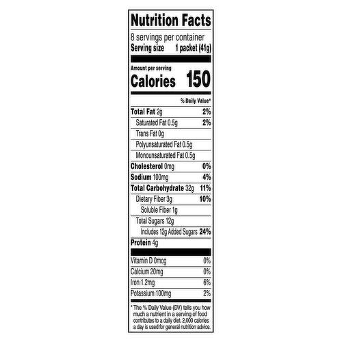 Quaker Organic Instant Maple & Brown Sugar Instant Oatmeal