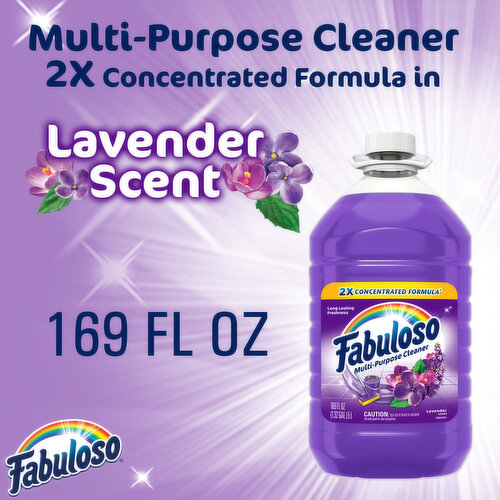 Fabuloso Multi-Purpose Cleaner, 2X Concentrated Formula, Lavender