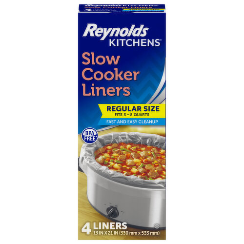 Reynolds Kitchens Slow Cooker Liner, Regular Size