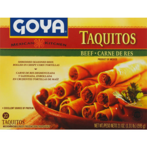 Goya Taquitos, Beef