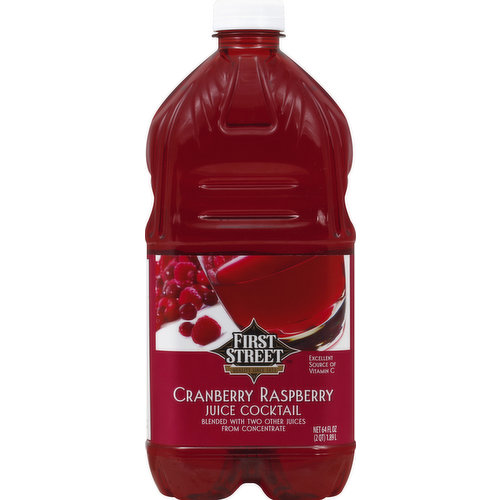 First Street Juice Cocktail, Cranberry Raspberry