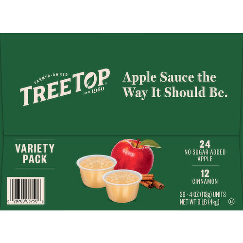 Tree Top Apple/Cinnamon Apple Sauce Variety Pack