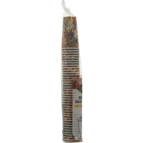 First Street Hot Cups, Cafe Collection, 12 Ounce