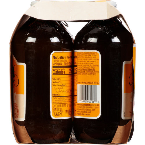 Bundaberg Ginger Beer, Diet