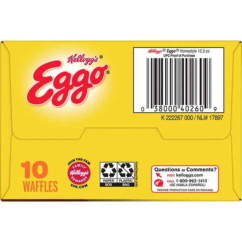Eggo Frozen Waffles, Original