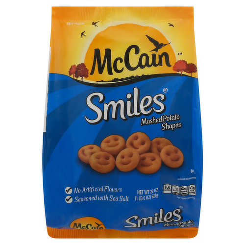 McCain Mashed Potato Shapes, Smiles