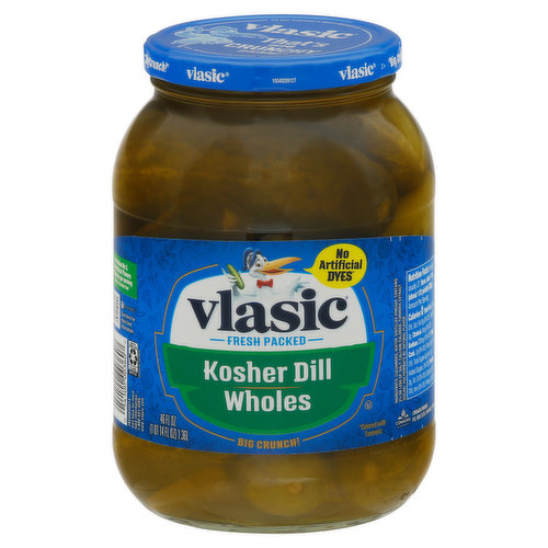 Vlasic Pickles, Kosher Dill, Wholes