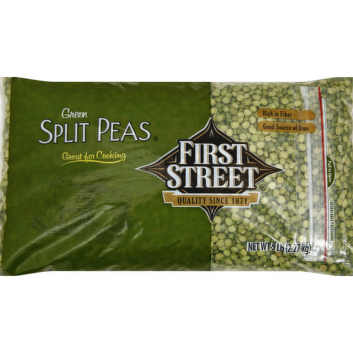 First Street Split Peas, Green