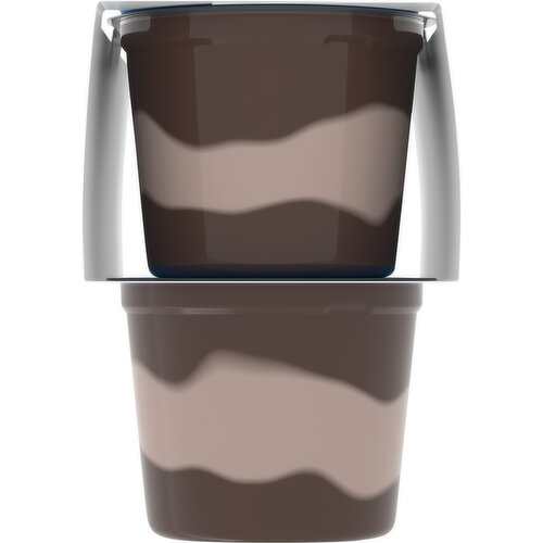 Jell-O Zero Sugar Reduced Calorie Chocolate Vanilla Swirls Pudding Snacks