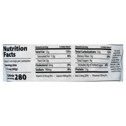 Erin Baker's Granola, Endurance Crunch, Ultra Protein