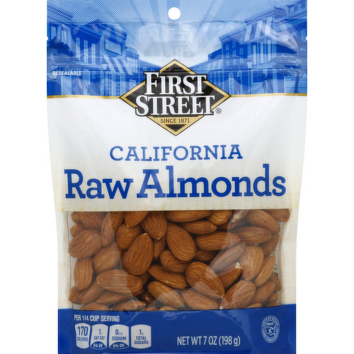 First Street Almonds, Raw, California