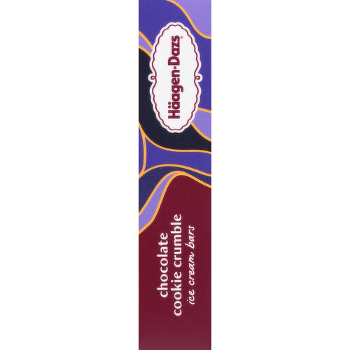 Haagen-Dazs Ice Cream Bars, Chocolate Cookie Crumble