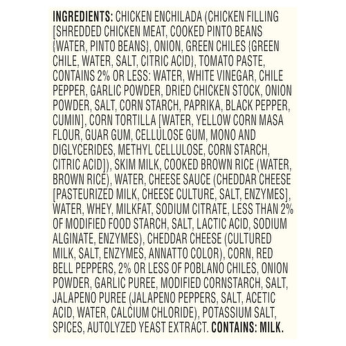 Stouffer's Enchiladas, Chicken, Cantina Style, Party Size