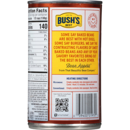 Bush's Best Maple & Cured Bacon Baked Beans