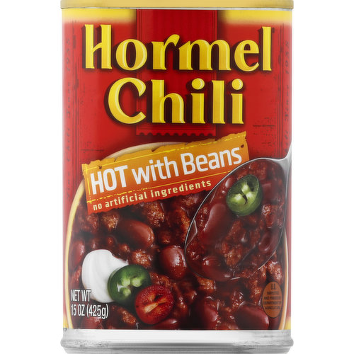 Hormel Chili, Hot with Beans