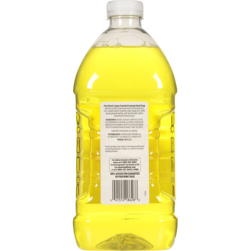 First Street Foaming Lemon Scented Hand Soap