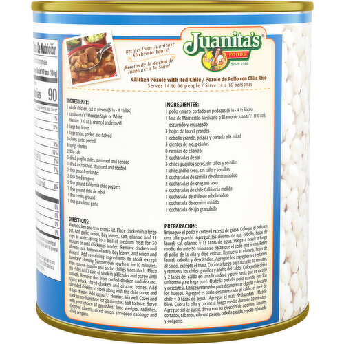 Juanita's Foods Hominy, White