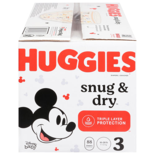 Huggies Diapers, Disney Baby, 3 (16-28 lb)