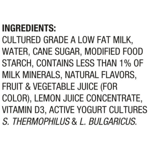 Danimals Strawberry Banana Kids Low Fat Yogurt Smoothies