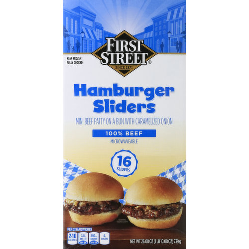 First Street Sliders, Hamburger
