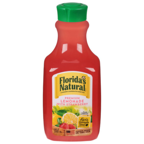 Florida's Natural Lemonade with Strawberry, Premium