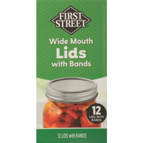 First Street Lids, Wide Mouth