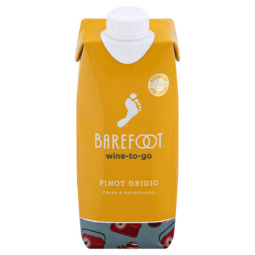 Barefoot Pinot Grigio, Wine-To-Go