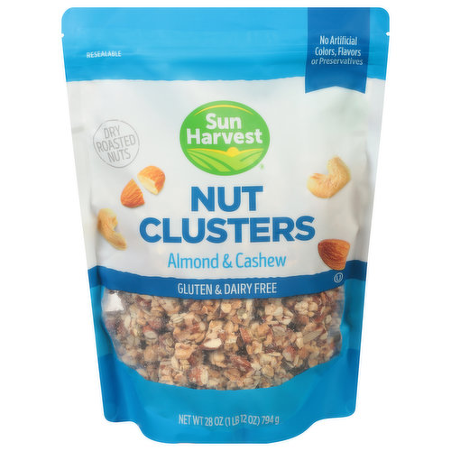 Sun Harvest Nut Clusters, Almond & Cashew
